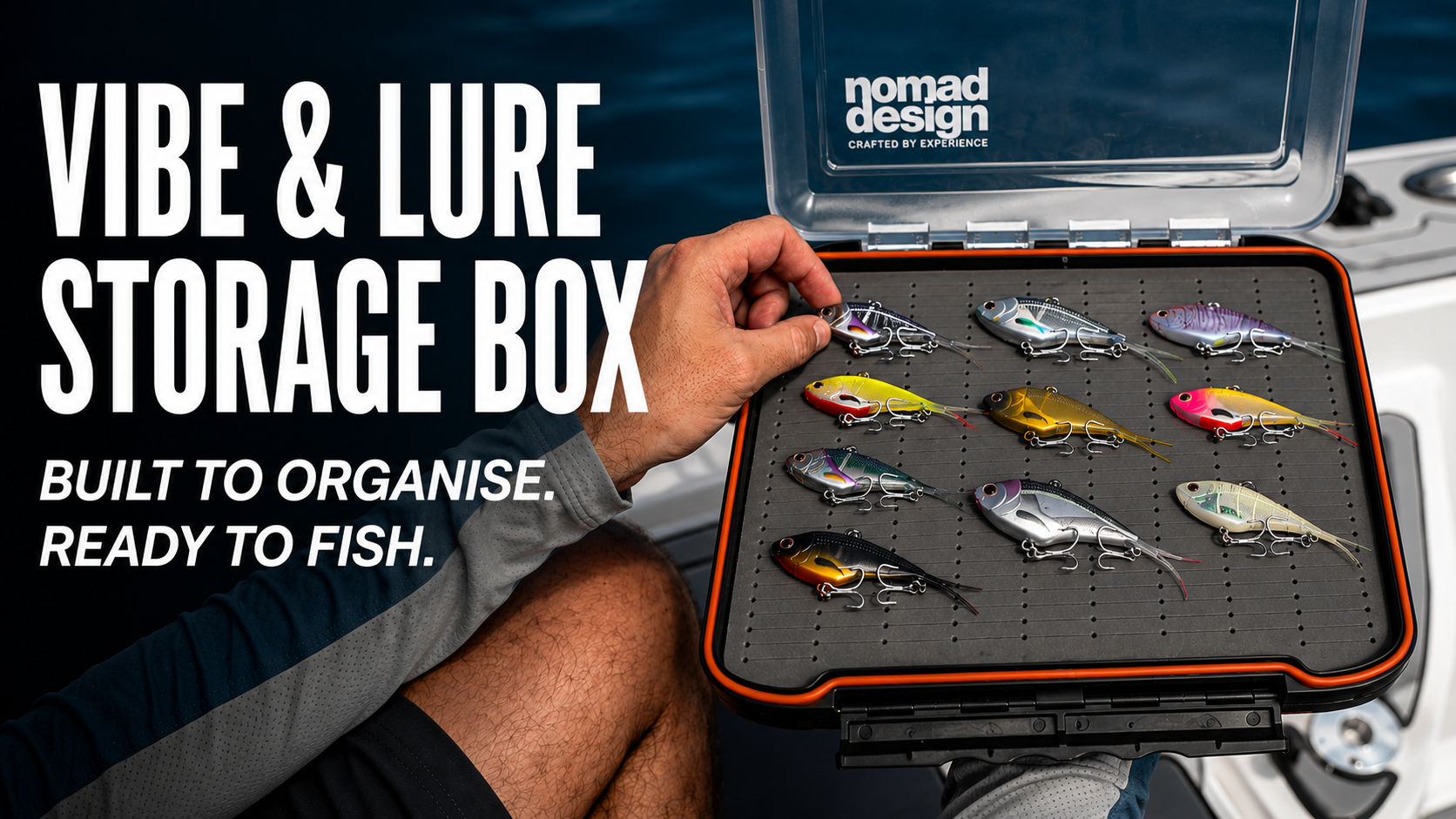 Amazon.com: Nomad Design Vibe Storage Waterproof Fishing Tackle